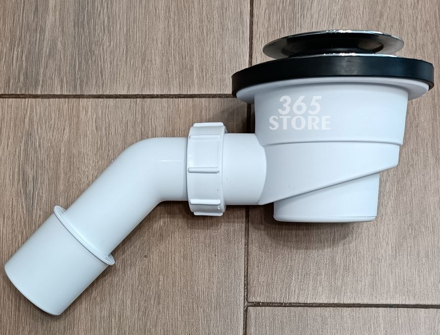 Сифон McALPINE "клік-клак" для душового піддона, HC27CLCP (90 мм) хром - HC27CLCP