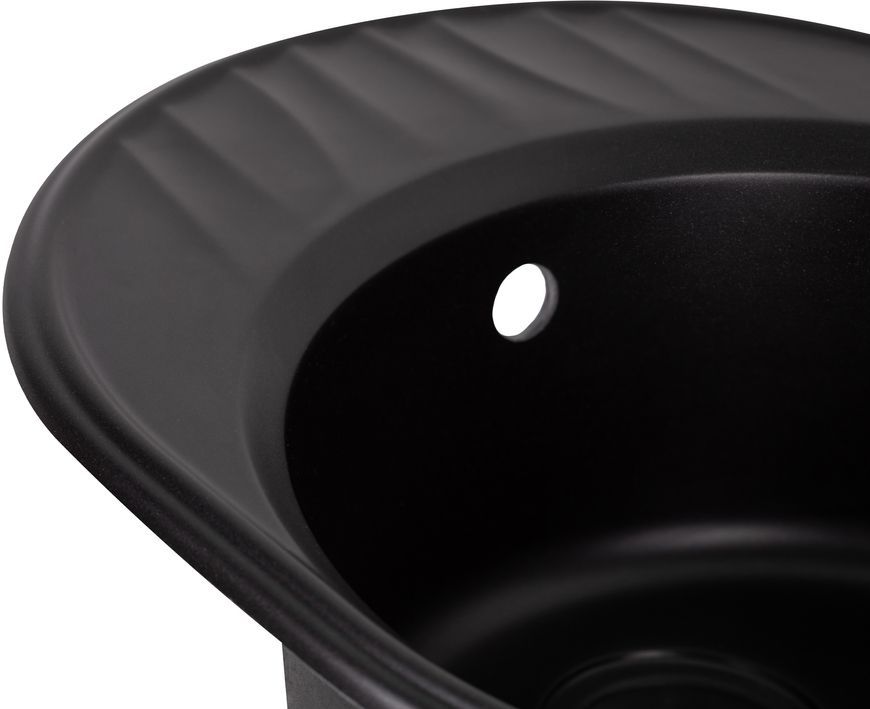 Кухонная мойка QTAP CS 6151 Black (QT6151BLA404) - QT6151BLA404