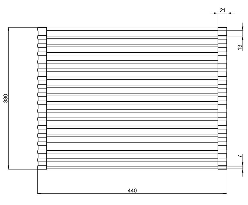 Сушка для посуды Lidz на кухонную мойку LIDZCRM1122000000