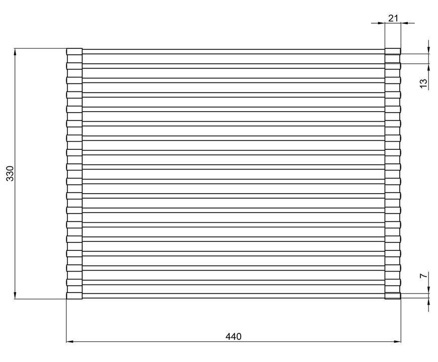 Сушарка для посуду Lidz на кухонну мийку LIDZCRM1122000000