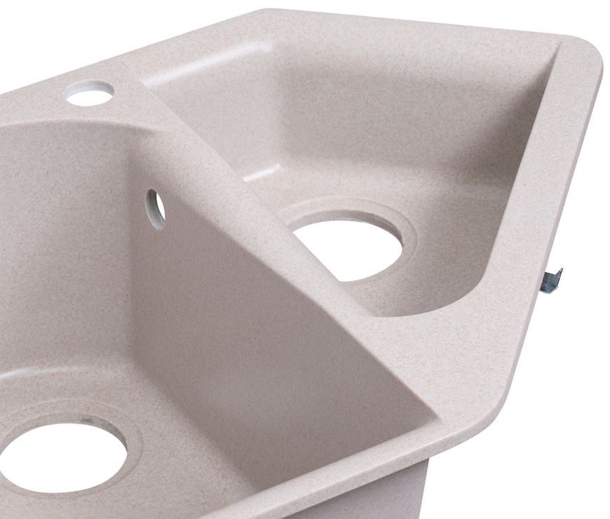 Кухонна мийка з додатковою чашею LIDZ 1000x500/225 COL-06 (LIDZCOL061000500225) - LIDZCOL061000500225