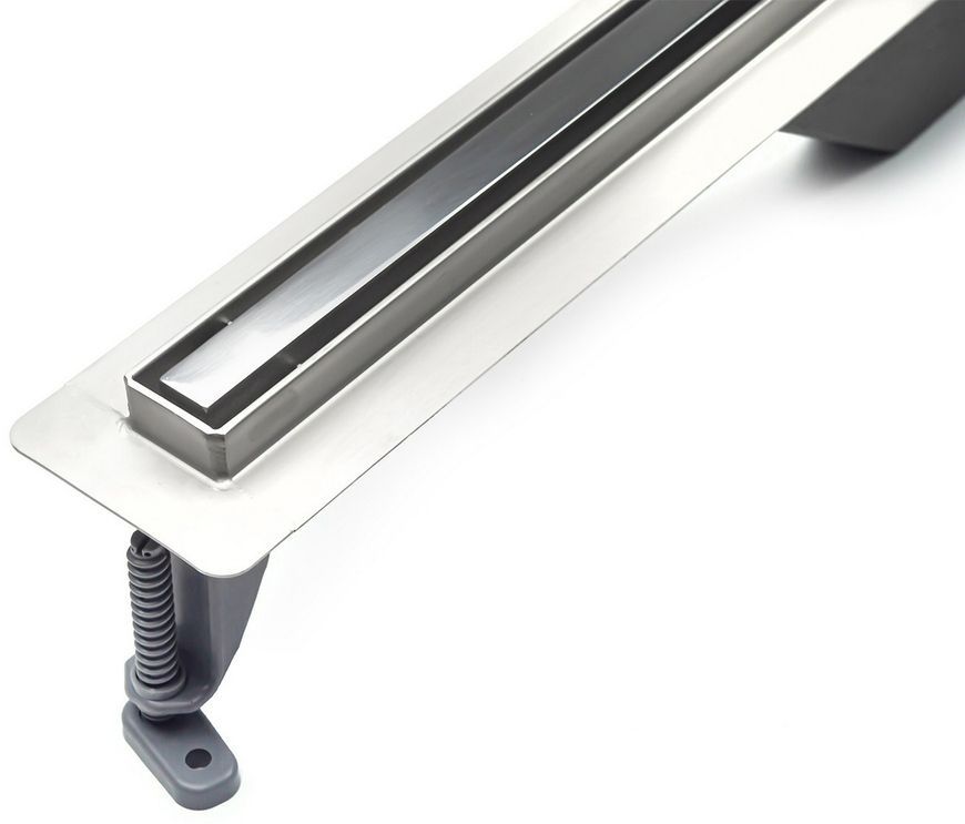 Линейный душевой трап BESCO Virgo Slim 70 сплошная решетка OL-70-VS - OL-70-VS