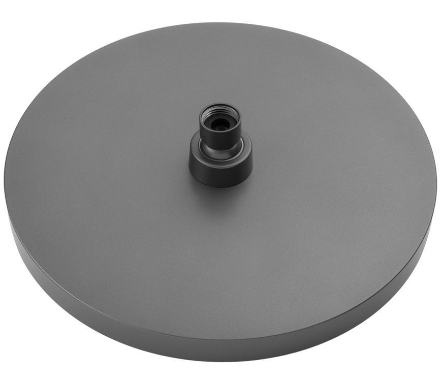 Лейка для верхнего душа Kroner Element 2801562923Z-5301 250 мм, круглая, графит CV036158 - Element 2801562923Z-5301