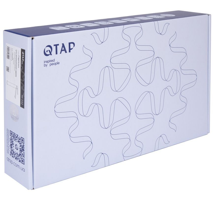 Смеситель для раковины Qtap Capricorn высокий Chrome (k26) QTCAP1060H102C48220 - QTCAP1060H102C48220