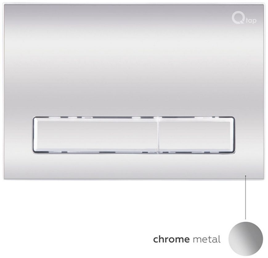 Панель смыва для унитаза QTAP Nest QT0111M08381CRM - QT0111M08381CRM