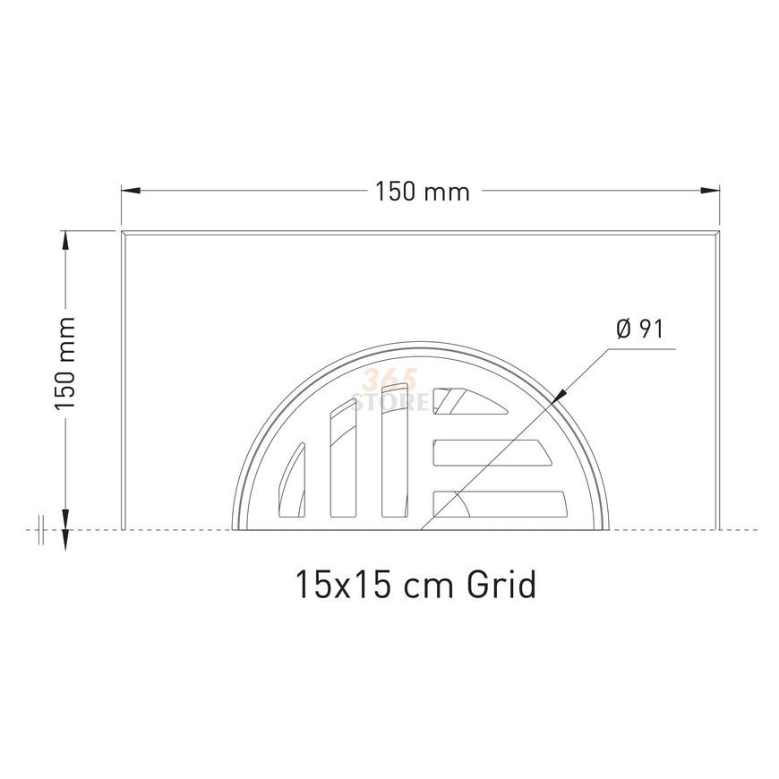Трап VALTEMO Prima 150x150 мм - VFD-713915