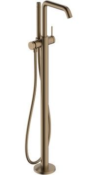Змішувач для ванни підлоговий HANSGROHE Tecturis S Brushed Bronze 73440140 бронза - 73440140