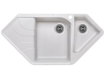Кухонна мийка з додатковою чашею LIDZ 1000x500/225 GRA-09 (LIDZGRA091000500225) - LIDZGRA091000500225