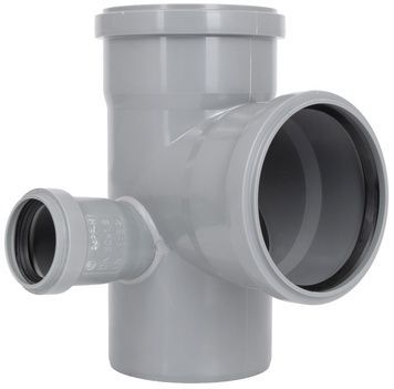 Крестовина двухплоскостная канализационная Ostendorf-OSMA HT-System PLUS d110/110/110/50&times;87&deg; (Л) SD00057311