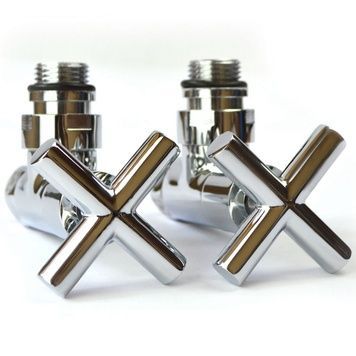 Кран для полотенцесушителя угловой NAVIN Raftec Premium Chrome 1/2"х1/2", 2 шт. 25-031430-3012 - 25-031430-3012