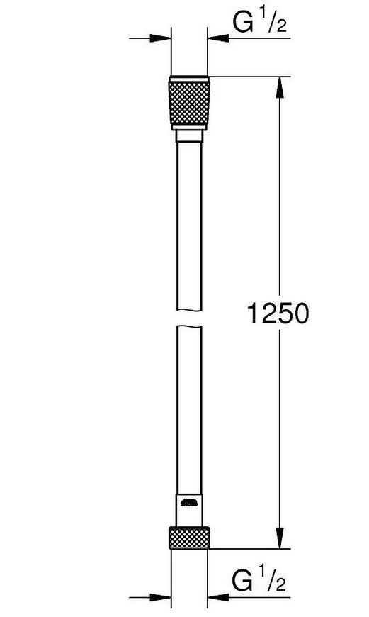 Шланг для душу GROHE Silverflex Longlife 26335000 - 26335000