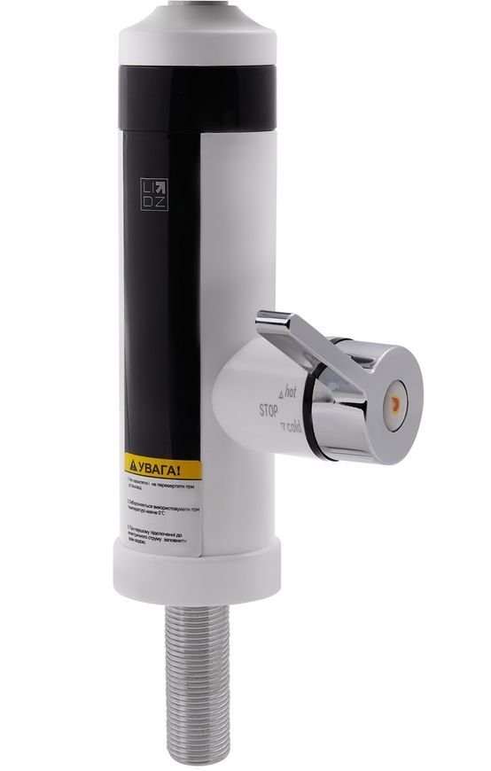 Однокран LIDZ Warm 061 с электрическим нагревом LDWAR061WCR35431 белый/хром - -LDWAR061WCR35431