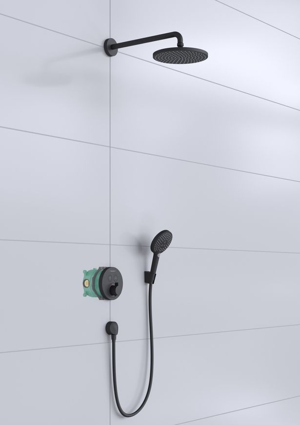 Душевая система HANSGROHE Raindance S 240 1jet ShowerSelect S 8 в 1 Matt Black 27959670 черная матовая - 27959670