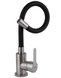 Смеситель для кухни Brinex Pure 015F3 с гибким изливом Nickel/Black BRIPUR015F3NKB - BRIPUR015F3NKB - 3