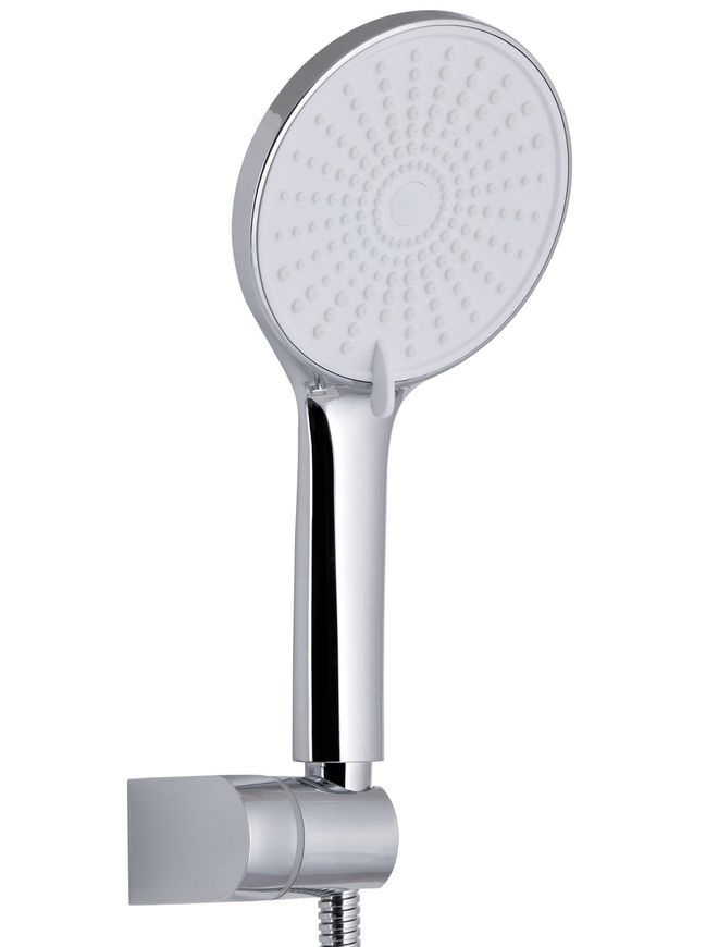 Смеситель для ванны Qtap Jay с душевым гарнитуром Chrome/White QTJAY259CRW45553 - QTJAY259CRW45553