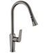 Смеситель для кухни с выдвижным изливом Kroner KRP Makon-GRP030-T графит CV033865 латунь - KRP Makon-GRP030-T - 1