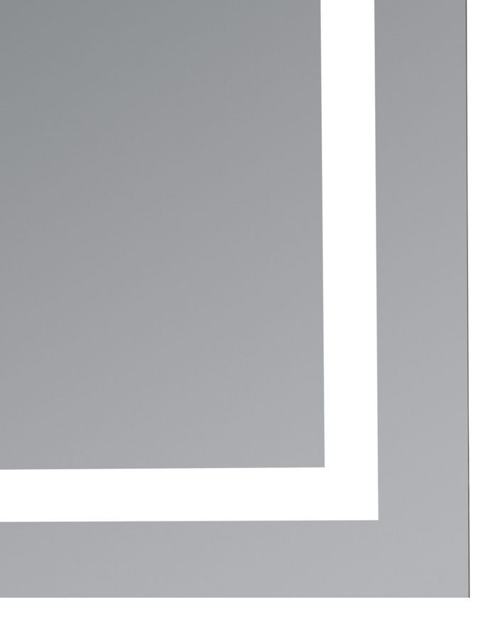 Дзеркало Qtap Mideya MI1 800&times;800 квадратне, з LED-підсвіткою Touch, антизапотіванням, димером, рег. яскравості QT2078NCF808048477