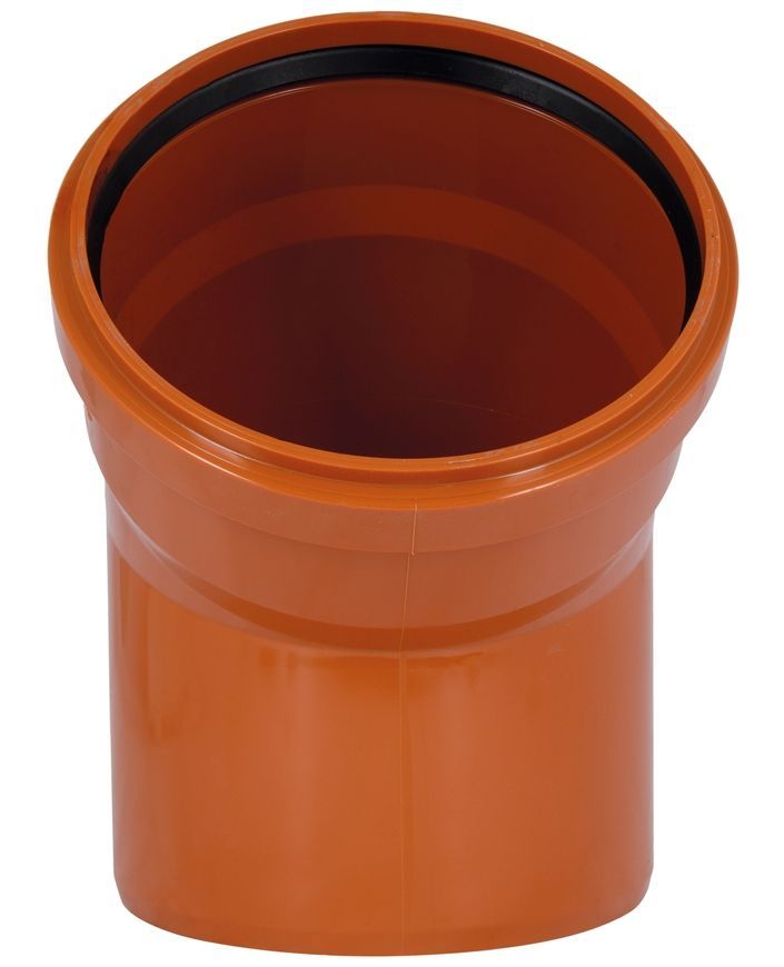 Колено канализационное Ostendorf-OSMA KG System d200&times;45&deg; SD00058082