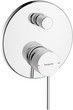 Смеситель для ванны/душа скрытого монтажа Hansgrohe Zesis S 74415000 хром