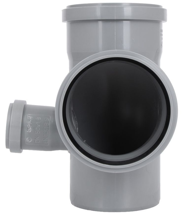 Крестовина двухплоскостная канализационная Ostendorf-OSMA HT-System PLUS d110/110/110/50&times;87&deg; (Л) SD00057311