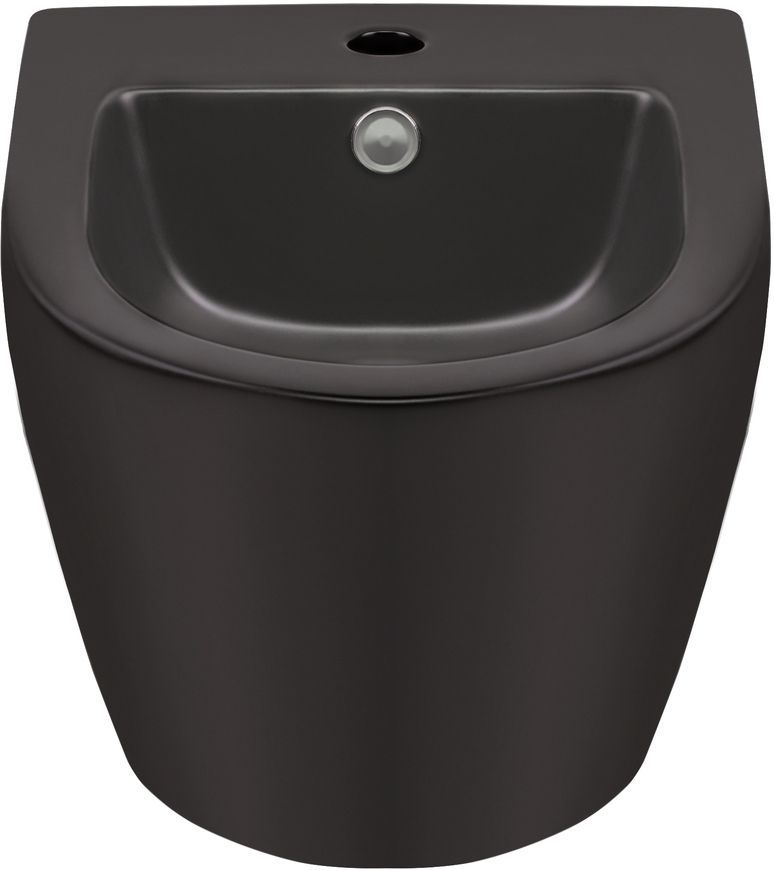 Биде подвесное QTAP Robin 495х370х325 Matt black QT1355046FMB - QT1355046FMB