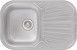 Кухонная мойка QTAP 7448 Micro Decor 0,8 мм (188) - QT7448MICDEC08 - 1
