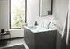 Змішувач для раковини HANSGROHE Finoris 110 на 3 отвори Matt White 76033700 білий матовий з донним клапаном push-open - 76033700 - 4