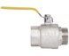 Кран шаровой прямой Thermo Alliance Forte 2" ВН для газа, рычаг, PN40, латунь SF605G50