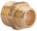 Ниппель латунный SD Plus 1/2"х3/8" редукционный SD408159