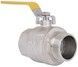 Кран шаровой прямой Thermo Alliance Forte 2" ВН для газа, рычаг, PN40, латунь SF605G50