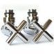 Кран для полотенцесушителя угловой NAVIN Raftec Premium Chrome 1/2"х1/2", 2 шт. 25-031430-3012 - 25-031430-3012 - 1