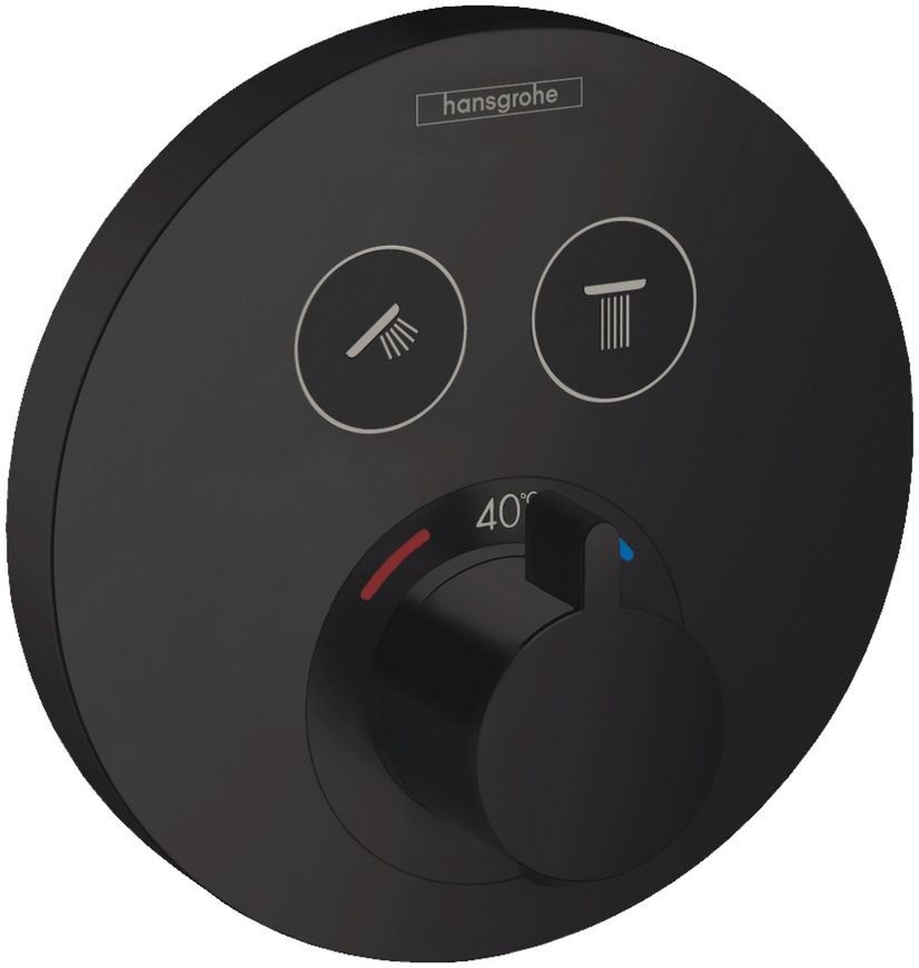 Душевая система HANSGROHE Raindance S 240 1jet ShowerSelect S 8 в 1 Matt Black 27959670 черная матовая - 27959670