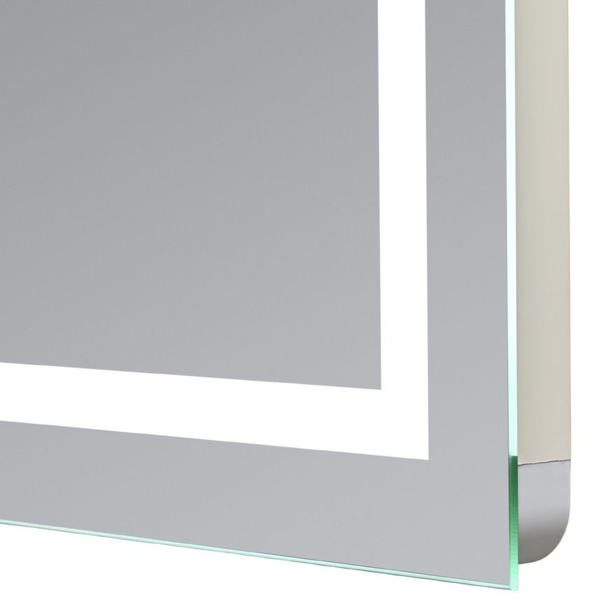 Дзеркало Qtap Mideya MI1 800&times;800 квадратне, з LED-підсвіткою Touch, антизапотіванням, димером, рег. яскравості QT2078NCF808048477