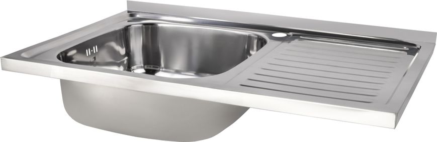 Кухонная мойка LIDZ 5080-L Polish 0,8 мм (180) - LIDZ5080LPOL08