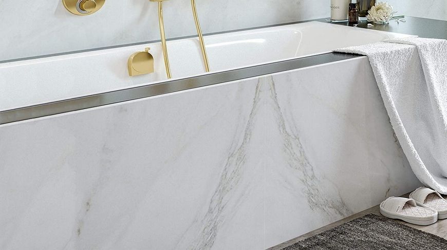 Внешняя часть HANSGROHE Exafill S к сифону для ванны с механизмом подачи воды Polished Gold Optic 58117990 золото - 58117990
