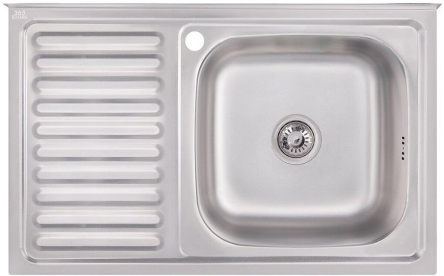 Кухонна мийка IMPERIAL 5080-R Decor 0,8 мм (IMP5080RDEC) - IMP5080RDEC