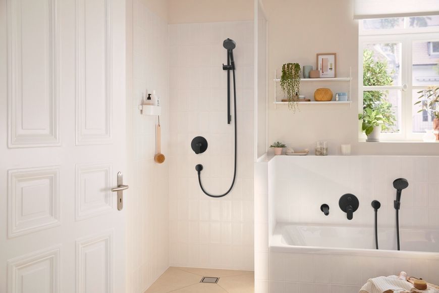 Смеситель для душа HANSGROHE Rebris S скрытого монтажа черный матовый 72667670 - 72667670