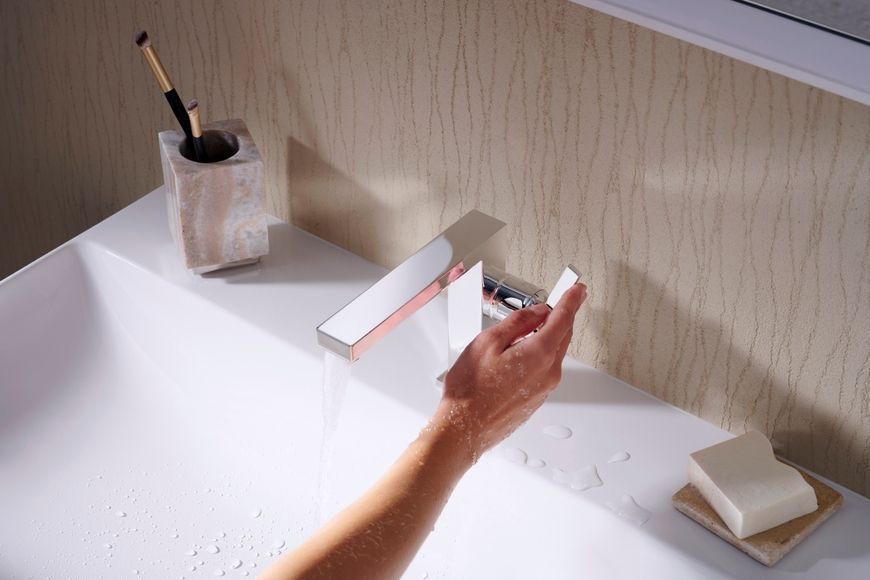 Змішувач для раковини HANSGROHE Tecturis E 110 Fine CoolStart EcoSmart+ Chrome 73021000 хром - 73021000