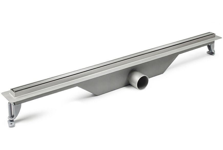 Лінійний душовий трап&nbsp;BESCO Virgo Slim 80 суцільна решітка OL-80-VS - OL-80-VS