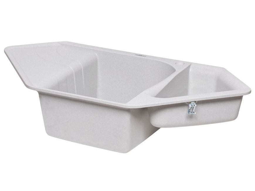 Кухонна мийка з додатковою чашею LIDZ 1000x500/225 GRA-09 (LIDZGRA091000500225) - LIDZGRA091000500225