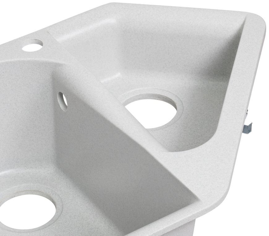 Кухонна мийка з додатковою чашею LIDZ 1000x500/225 GRA-09 (LIDZGRA091000500225) - LIDZGRA091000500225