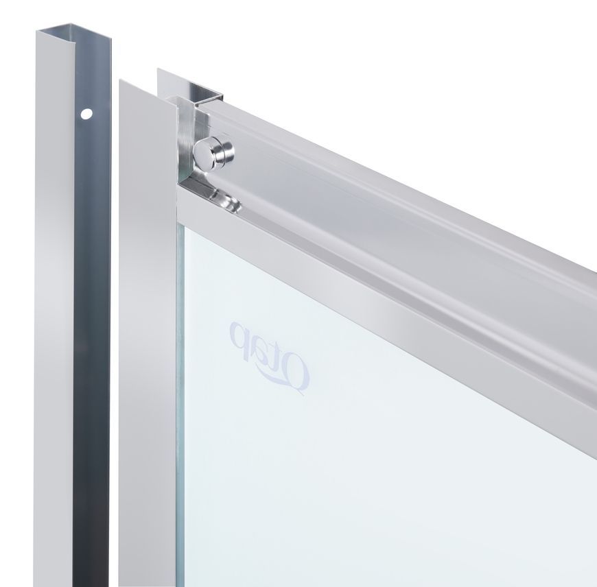 Душова кабіна QTAP Pisces CRM107-9SP5 75-90x75-90 см, скло Pear 5 мм, розсувні, без піддону PISCRM1079SP5 - PISCRM1079SP5