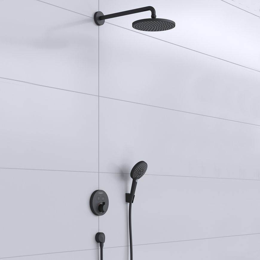 Душевая система HANSGROHE Raindance S 240 1jet ShowerSelect S 8 в 1 Matt Black 27959670 черная матовая - 27959670